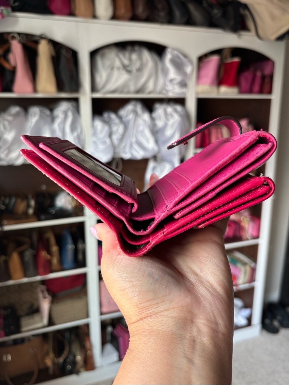 小物 OLD Coach Soho Signature Wallet pink y2k 💕💗Y2K COACH Soho Leather Wallet Set💕💗 - Gem